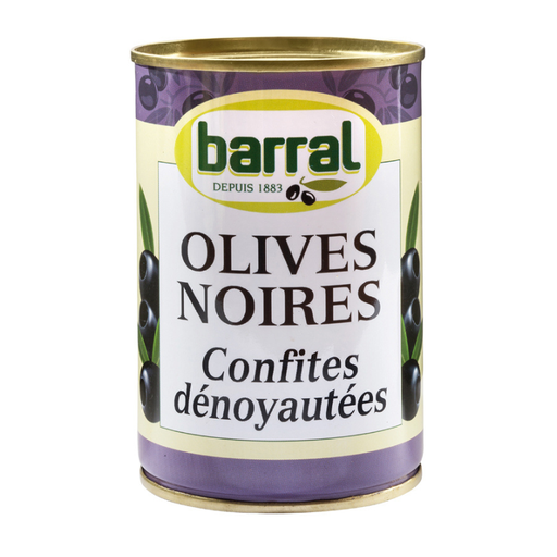 [E00020372] Barral - Olives Noires Dénoyautées - 4,2kg