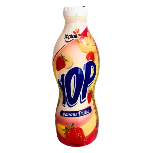 [E00024087] Yoplait - YOP Yaourt à boire Banane Fraise - 50cl