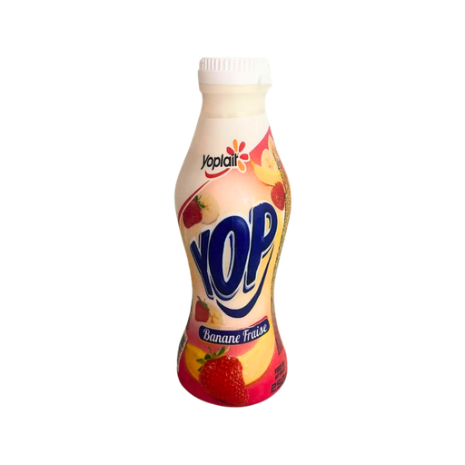 [E00024086] Yoplait - YOP Yaourt à boire Banane Fraise - 25cl