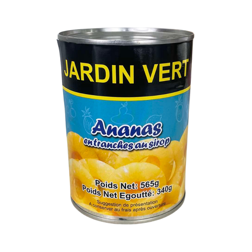 [E00020374] Jardin vert - Ananas en tranche - 565g