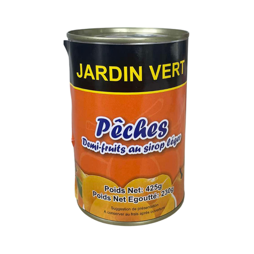 [E00020378] Jardin vert - Pêches - 425g