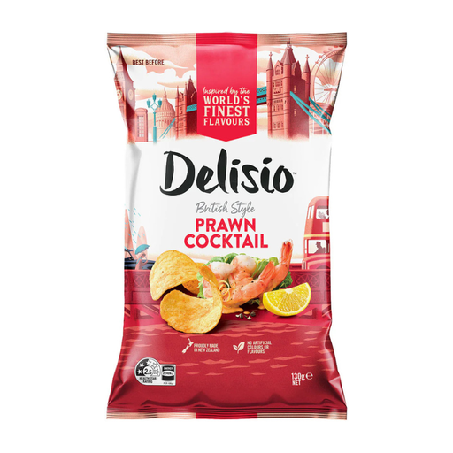 [E00012045] Delisio - Chips Crevette Cocktail - 130g