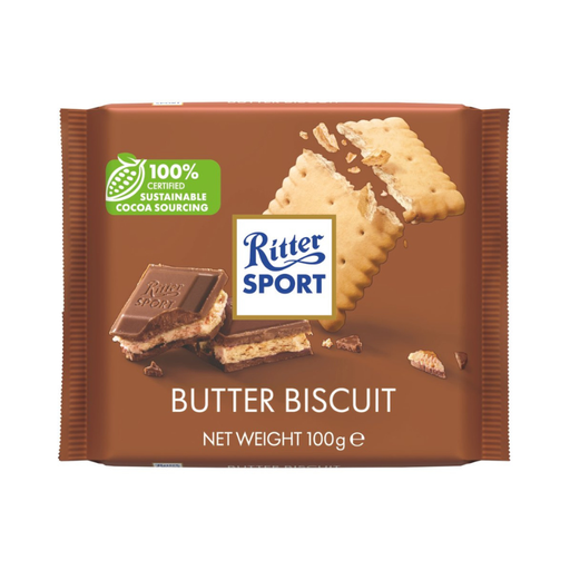 [E00030057] Ritter - Chocolat au Lait Biscuit - 100g