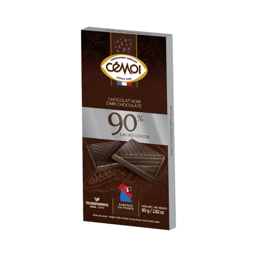 [E00030051] Cémoi - Chocolat Noir 90% - 100g