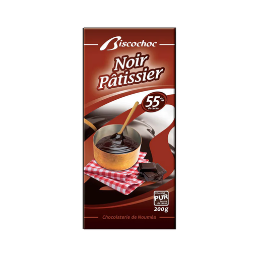 [E00030049] Biscochoc - Chocolat Pâtissier Noir 55% - 200g