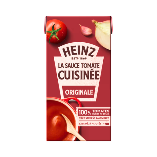 [E00020406] Heinz - Sauce Tomate Ail Oignons - 50cl