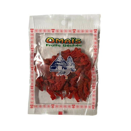 Omaïs - Pêches Rouges Séchées - 40g