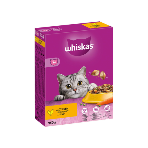 Whiskas - Croquettes Poulet Senior - 950g