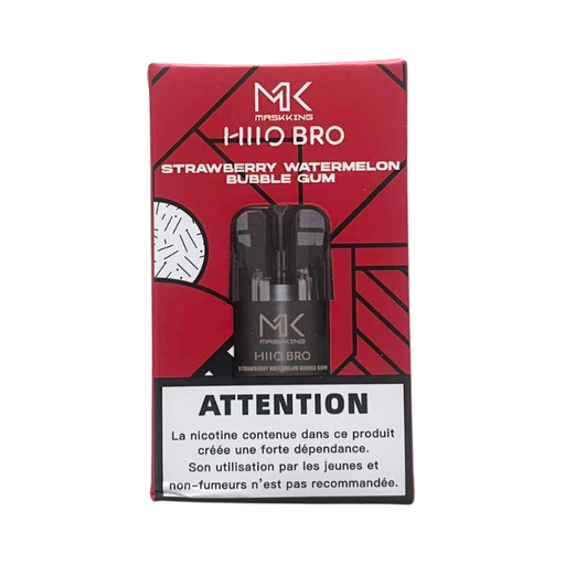[E00039046] Maskking - POD Fraise Pastèque Bubble Gum - 2ml
