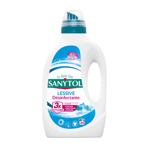 Sanytol - Lessive liquide - Désinfectante - 1,7L