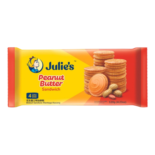 Julie's - Biscuit Beurre de cacahuète - 120g