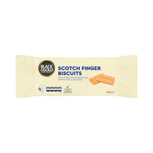 Black & Gold - Biscuits Scotch Finger - 250g