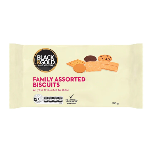 Black & Gold - Biscuits Family Assorted - 500g