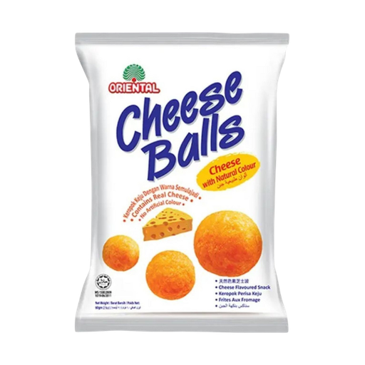 [E00056036] Oriental- Snacks Cheese Balls - 60g