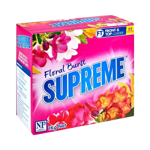[E00056042] Supreme - Lessive Poudre - Floral - 1kg