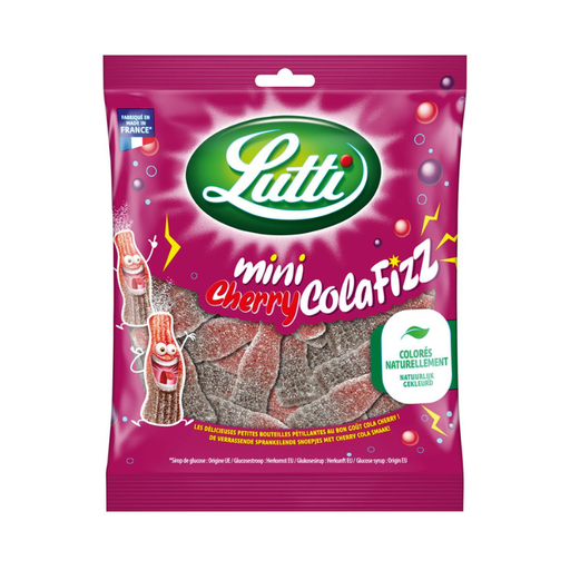 Lutti - Bonbon Mini Cherry Cola Fizz - 35g