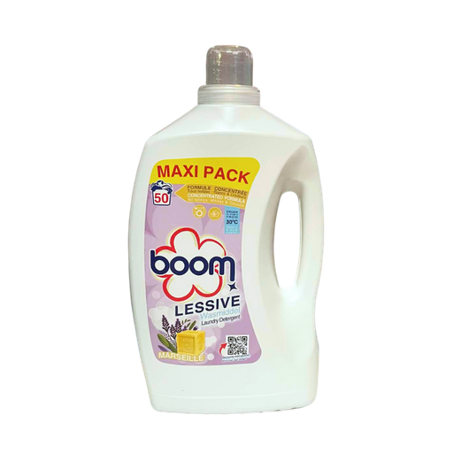 Boom - Lessive Liquide - Savon de Marseille - 2,65L