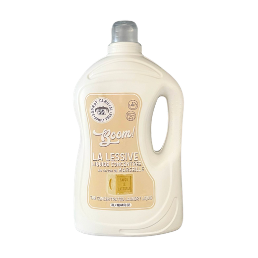 Boom - Lessive Liquide - Savon de Marseille - 3L