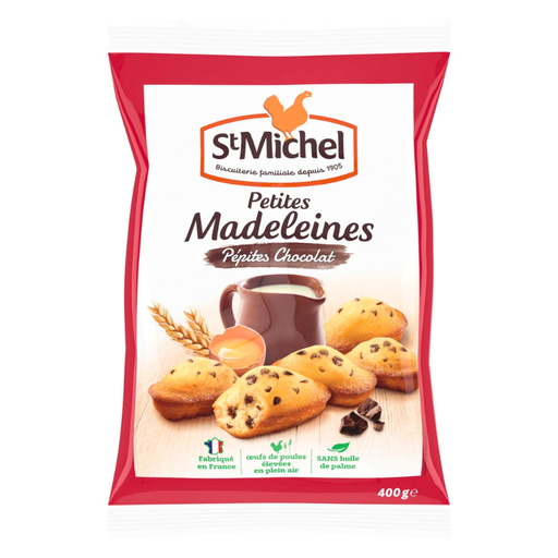 [E00027196] St-Michel - Madeleines Chocolat - 400g