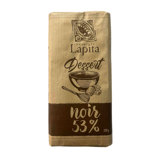 Lapita - Chocolat Pâtissier Noir 53% - 200g