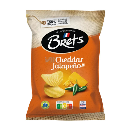 [E00026085] Bret's - Chips Cheddar Jalapeno - 125g
