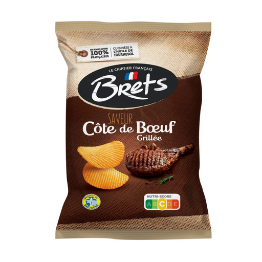 [E00026087] Bret's - Chips Cote de Boeuf - 125g