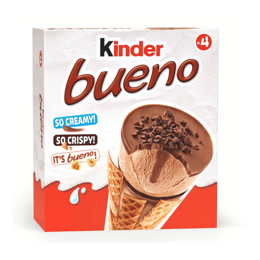 [E00027182] Kinder Bueno - Cônes Chocolat - 250ml