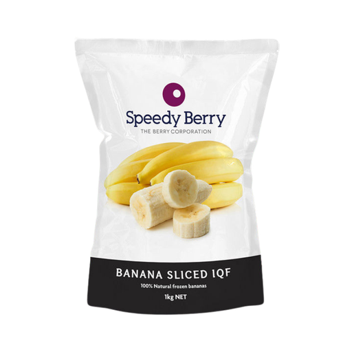 Speedy Berry - Bananes Surgelés en Morceaux - 1kg