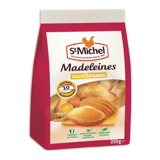 [E00027198] St-Michel - Madeleines Individuelles - 250g