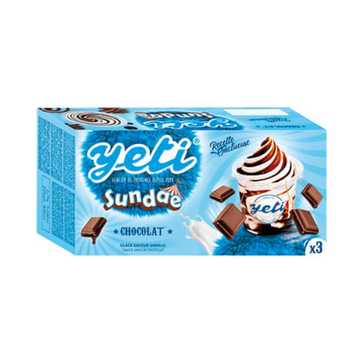 [E00004234] YETI - Glace Sundae Choco x3 - 225g