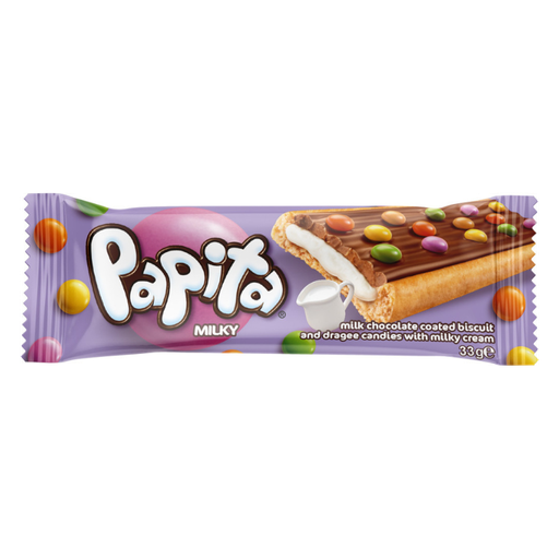 [E00030082] Papita - Barre Chocolat au lait - 33g