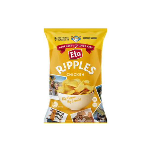 [E00028051] ETA - Chips Ripple Chicken - 40g