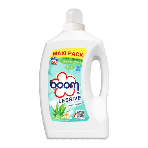 Boom - Lessive Liquide - Aloe Vera - 2,65L