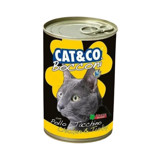 Cat & Co - Terrine chat poulet dinde - 405g
