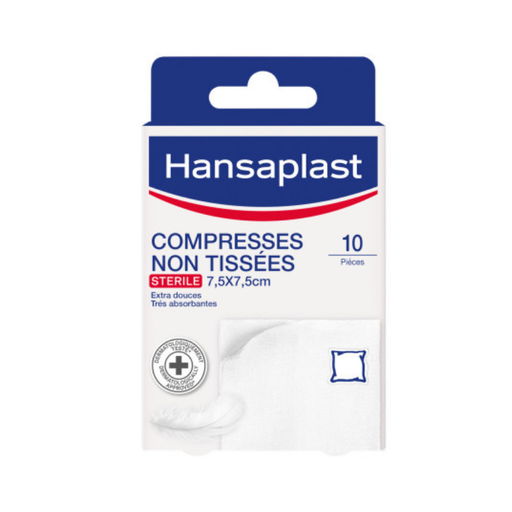 Hansaplast - Compresses - 10x(7,5x7,5cm)