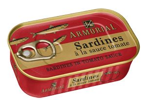[E00020102] Armorial - Sardines Tomate - 120g