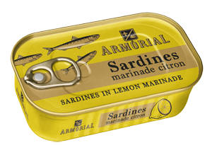 [E00020103] Armorial - Sardines Citron - 120g