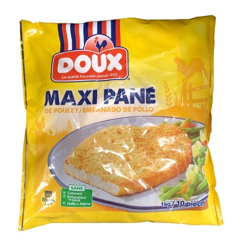 [E00022026] Doux - Steak de poulet pané - 1kg