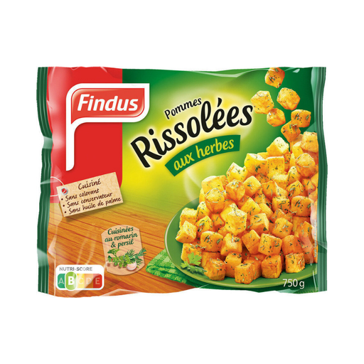 [E00022085] Findus - Pommes Rissolées  Herbes - 750g