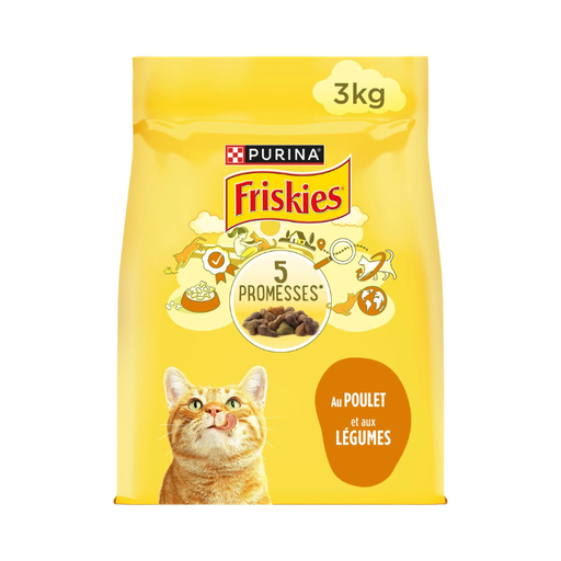 [E00016035] Friskies - Croquettes Poulet Légumes - 4kg