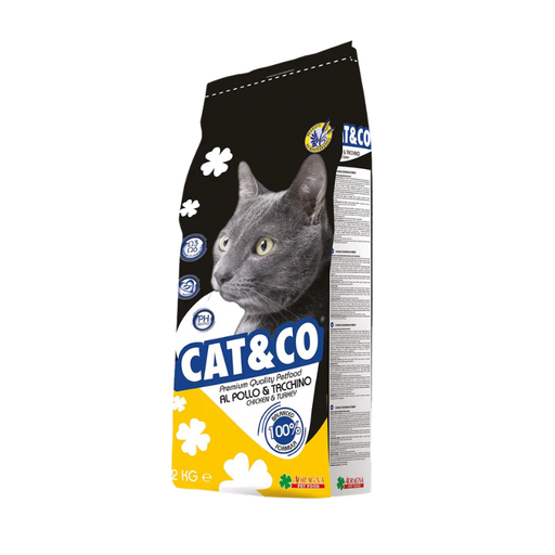 [E00023125] Cat & Co - Croquette Poulet Dinde - 2kg