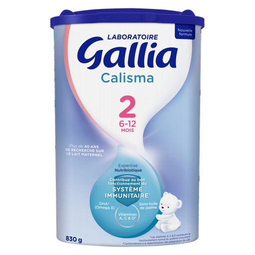 [E00017039] Gallia - Calisma 2ème âge - 6/12 mois - 830g