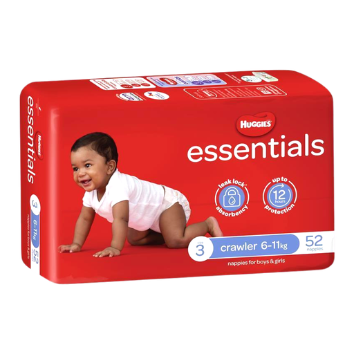 [E00005072] Huggies - Couches S3 - 6/11kg - x52
