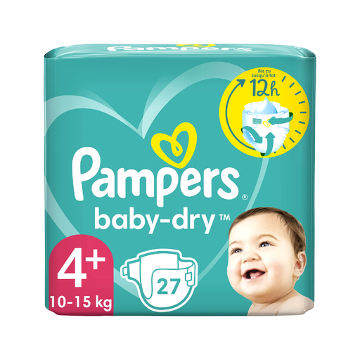 [E00020317] Pampers - Couches S4 plus - 10/15kg - x25