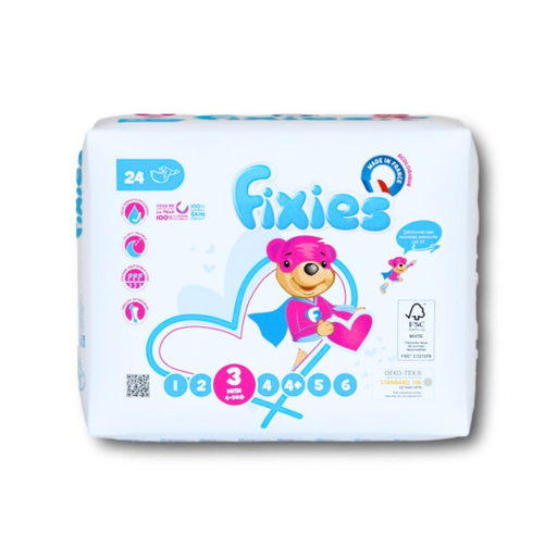 [E00026049] Fixies - Couches T3 Midi 4/9kg - x24