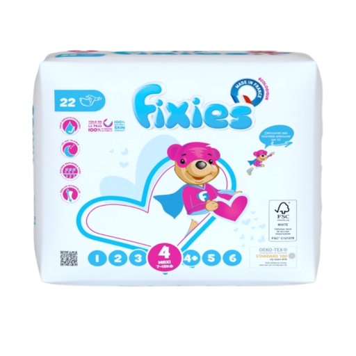 [E00026050] Fixies - Couches T4 Maxi 7/18kg - x22