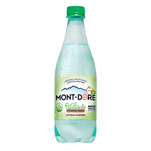 [E00011077] Mont Dore - Eau pétillante - Pomme Kiwi - 50cl