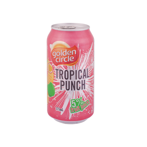 [E00020217] Golden circle - Jus Pétillant Tropical Punch - 375ml