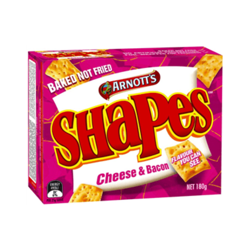 [E00006080] Arnotts - Shapes Bacon - 180g