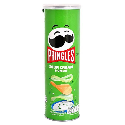 [E00020179] Pringles - Chips Sour cream & onion - 107g